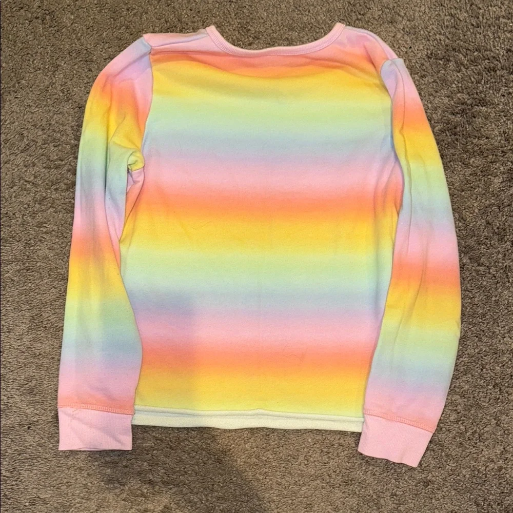 The Children's Place Pink and Yellow Long Sleeve Tee